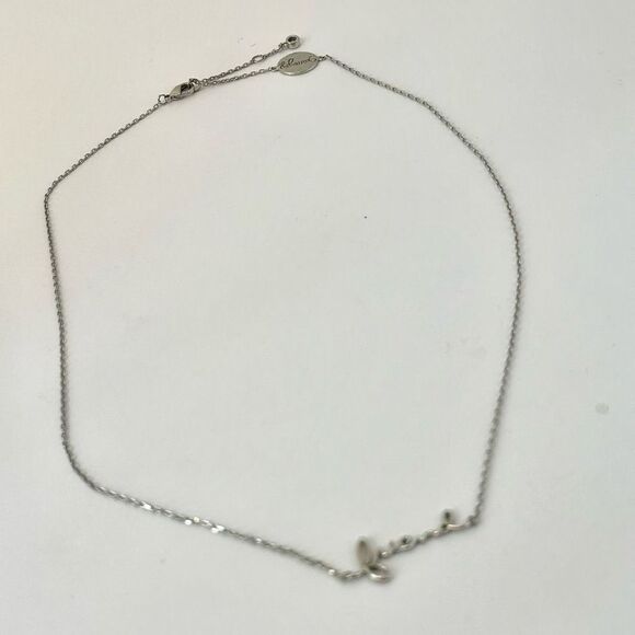 Kathy Davis scatter joy friend script  silver plated pendant necklace - Picture 7 of 10